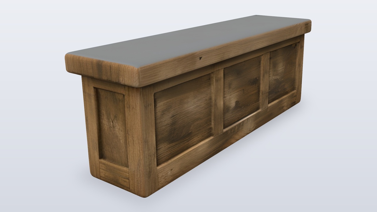 Media 1 for listing Rustic Wooden Panelled Counter
