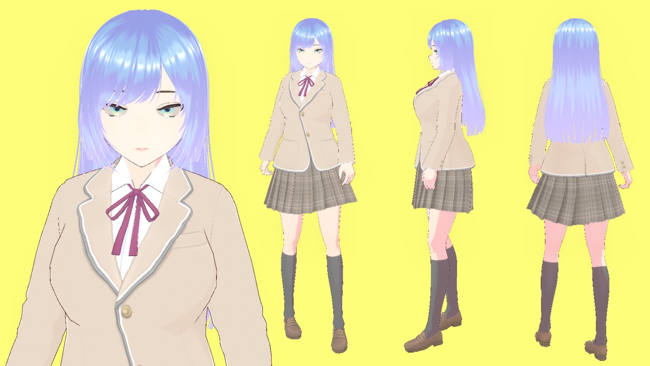 Media 1 for listing School Girl Maki - Character Pack