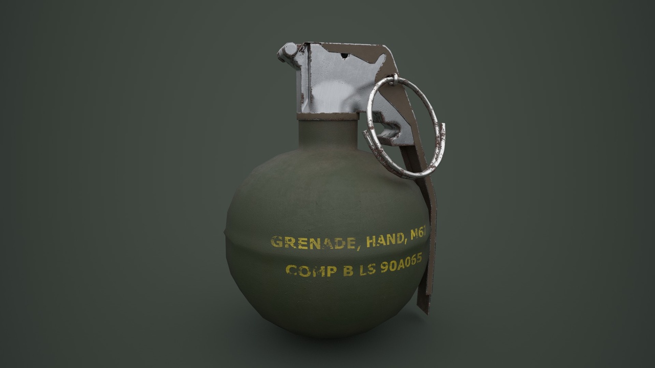 Media 1 for listing AAA Grenade M67 [Game Ready]