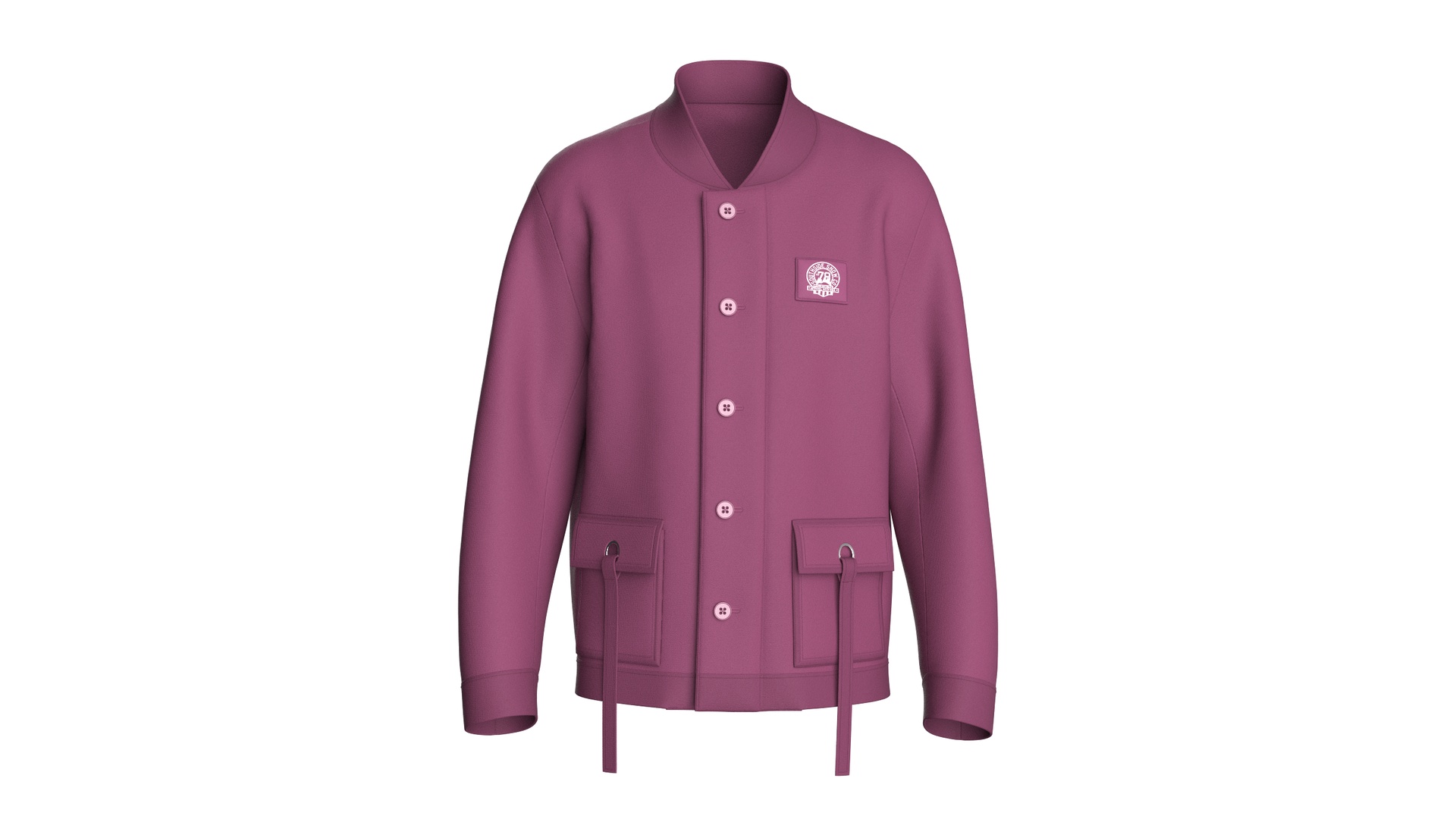 Media 1 for listing Men Drop - Shoulder Utility Jacket | High Poly