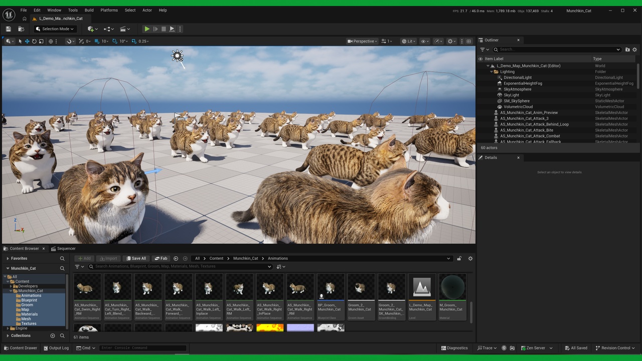 Media 1 for listing Munchkin Cat (Game Ready)