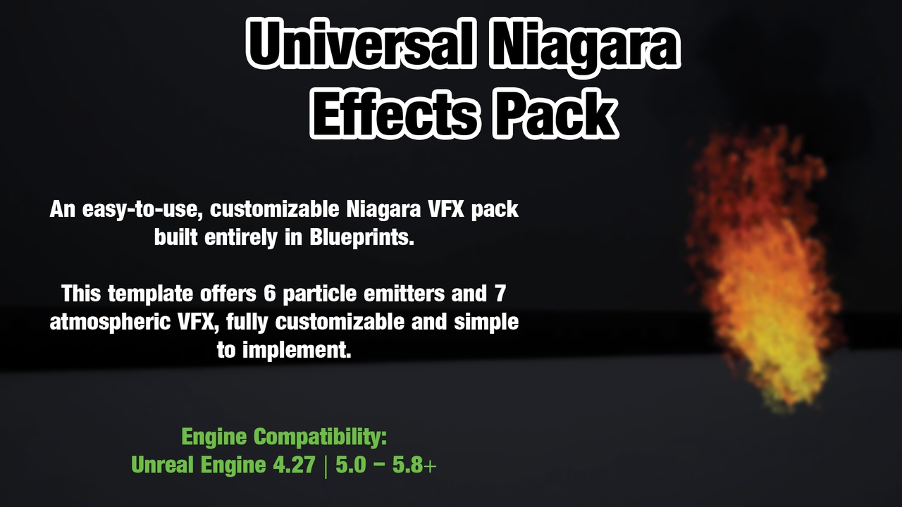 Media 1 for listing Universal Niagara Effects Pack