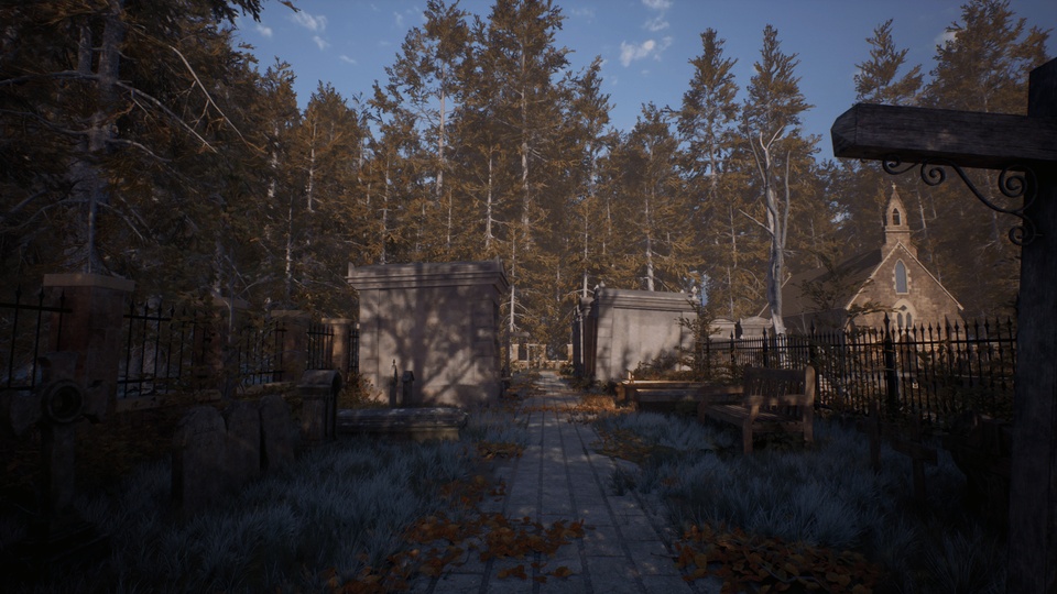 Graveyard, Cemetery (Graveyard, Cemetery, Horror Cemetery, Horror