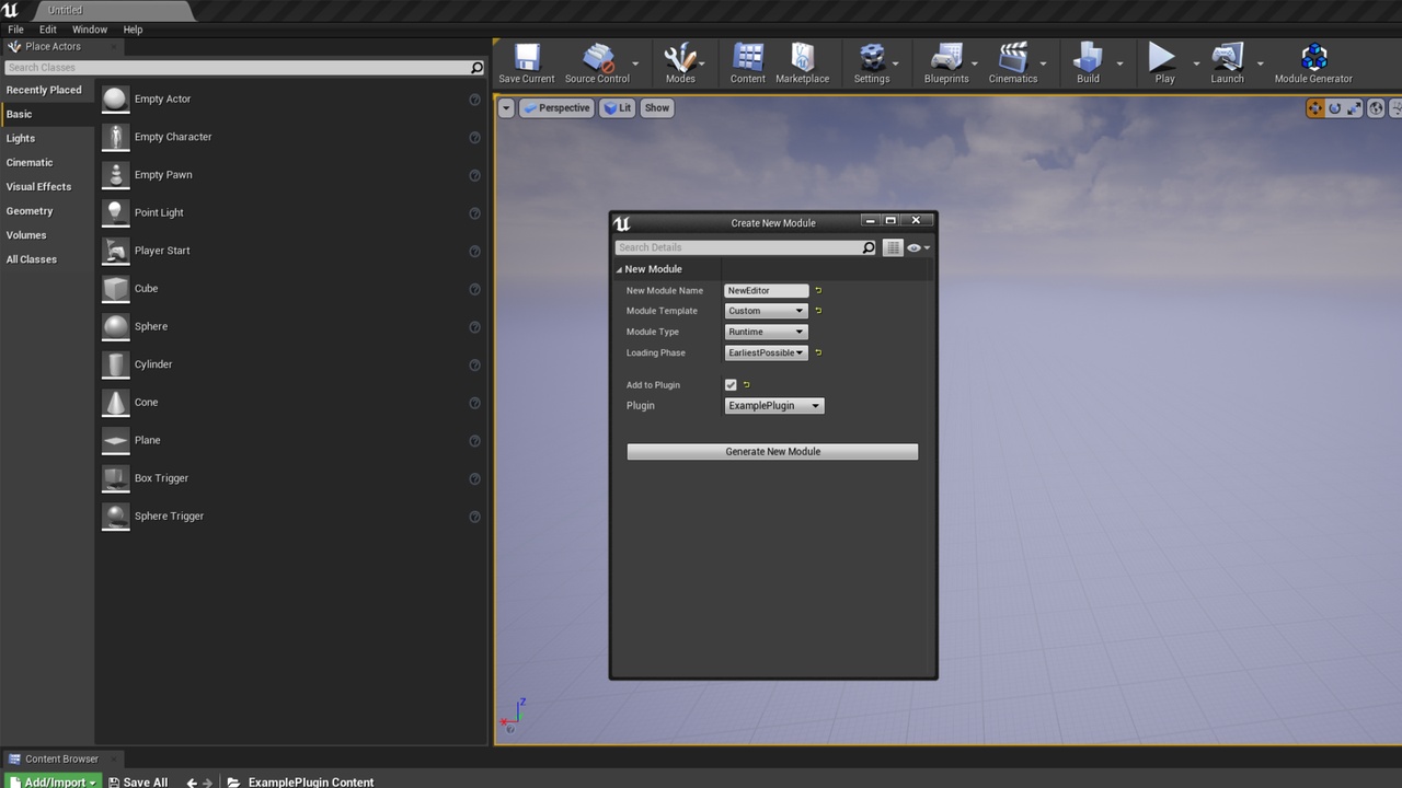 Media 1 for listing C++ Module Generator
