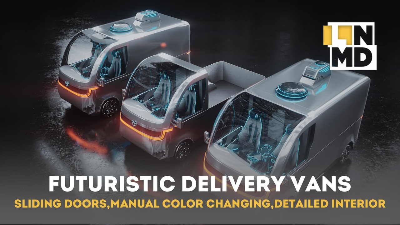 出品THREE FUTURISTIC DELIVERY VANSのメディア1