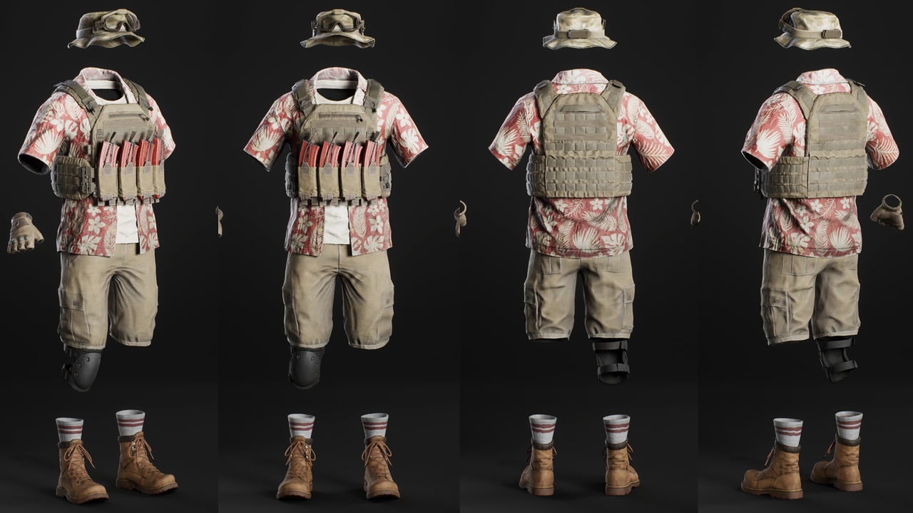 Media 1 for listing Casual Military Outfit 11 - Metahuman