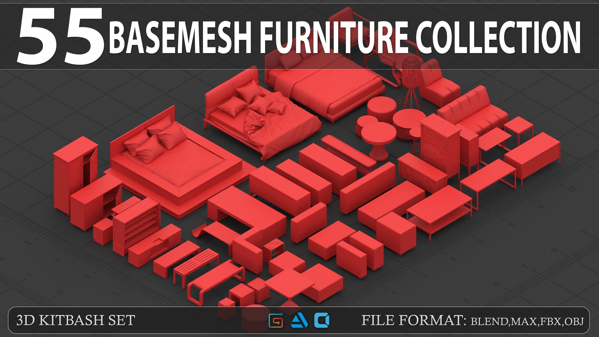 Media 1 for listing 55 Basemesh Furniture Collection