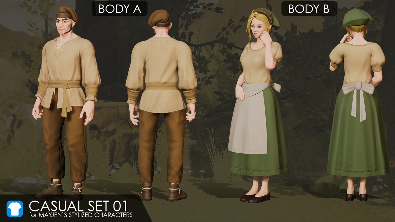 Média 1 pour l'article Casual set 01
