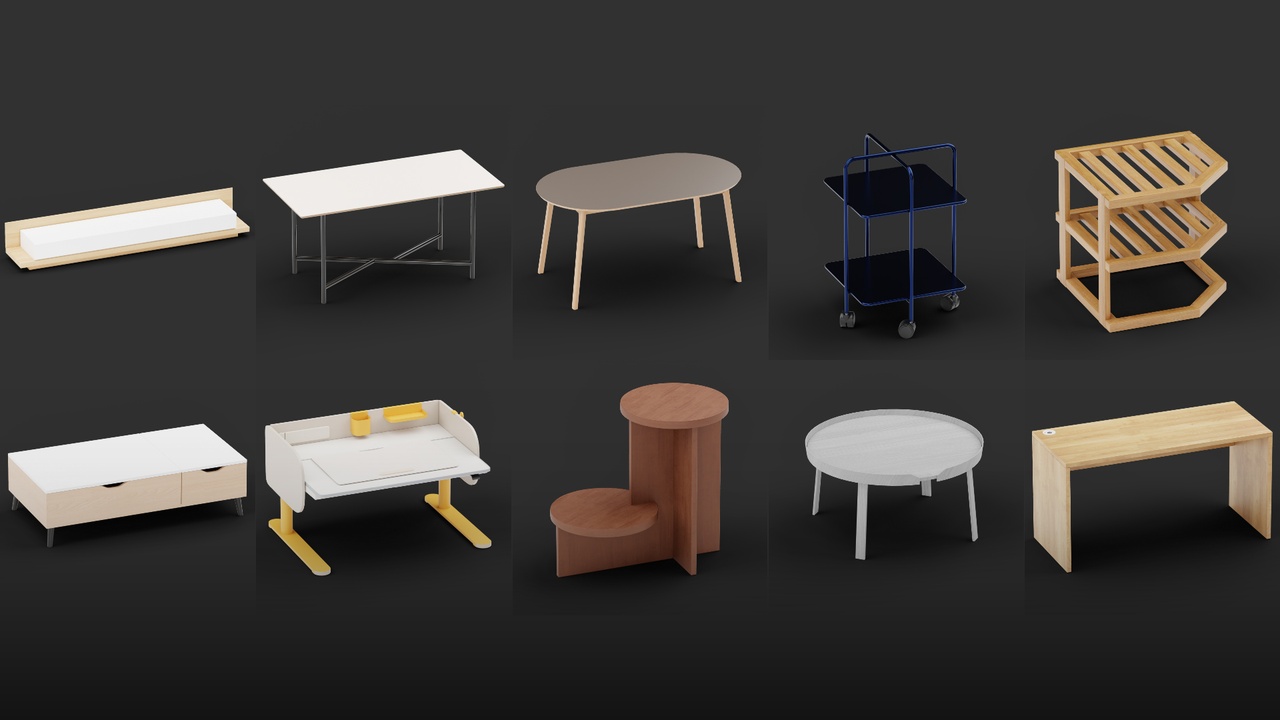 Media 1 for listing 100 Interior Models Pack Vol.30