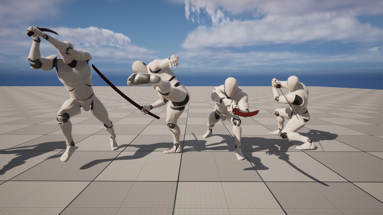 Media 1 for listing Dynamic Katana Sword Combat Animations V2