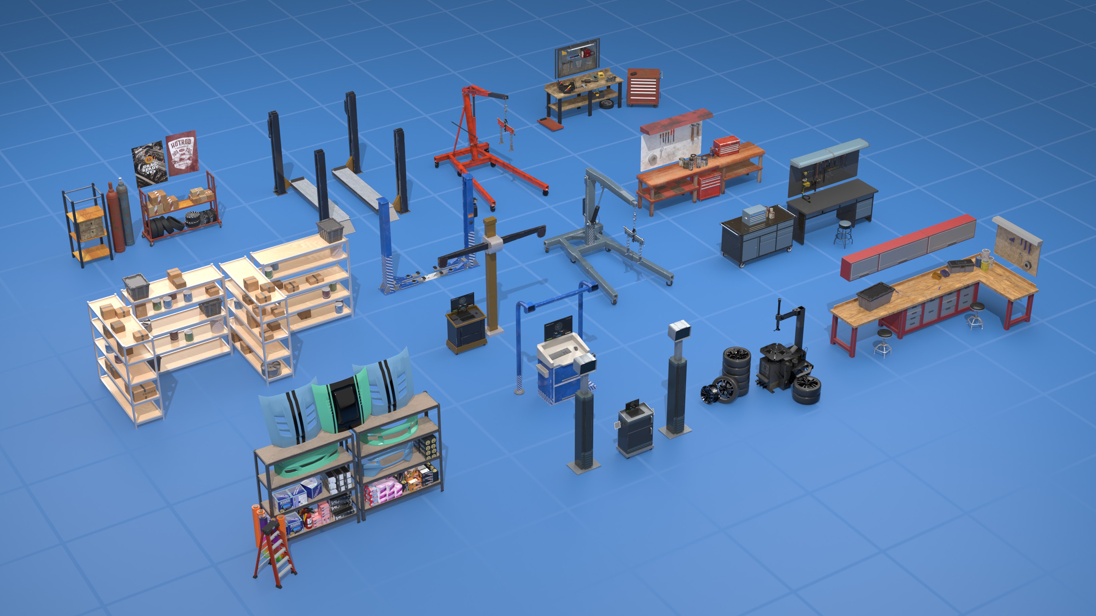 Garage Tools Props | Fab