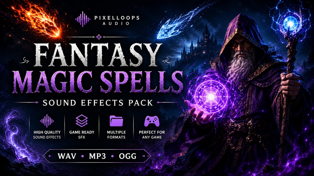 Media 1 for listing Fantasy Magic Spells Sound Effects Pack