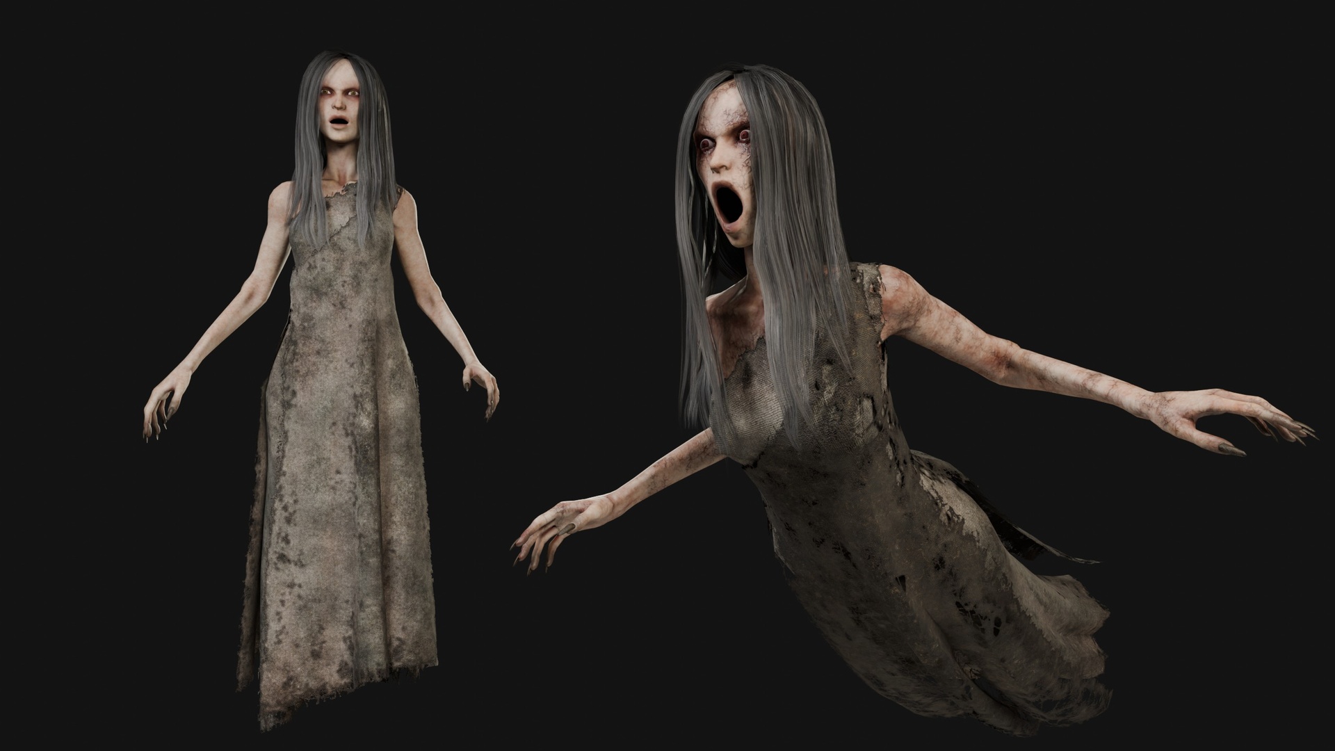 Media 1 for listing Creepy Flying Girl