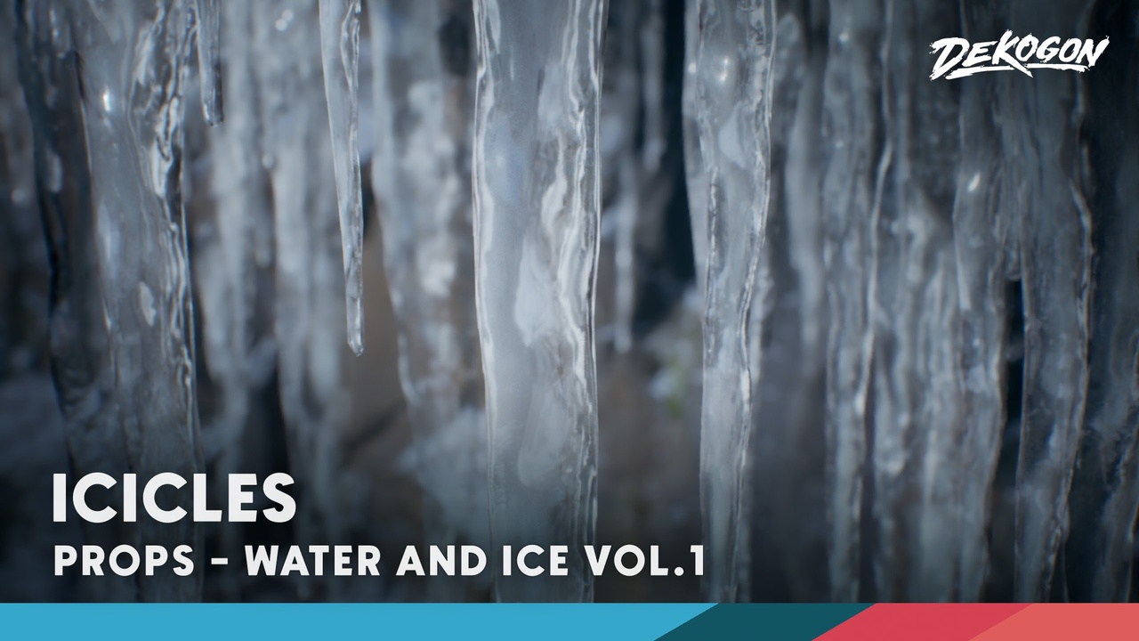 商品 WATER & ICE VOL.1 - Icicles (Nanite and Low Poly) 的媒体 1