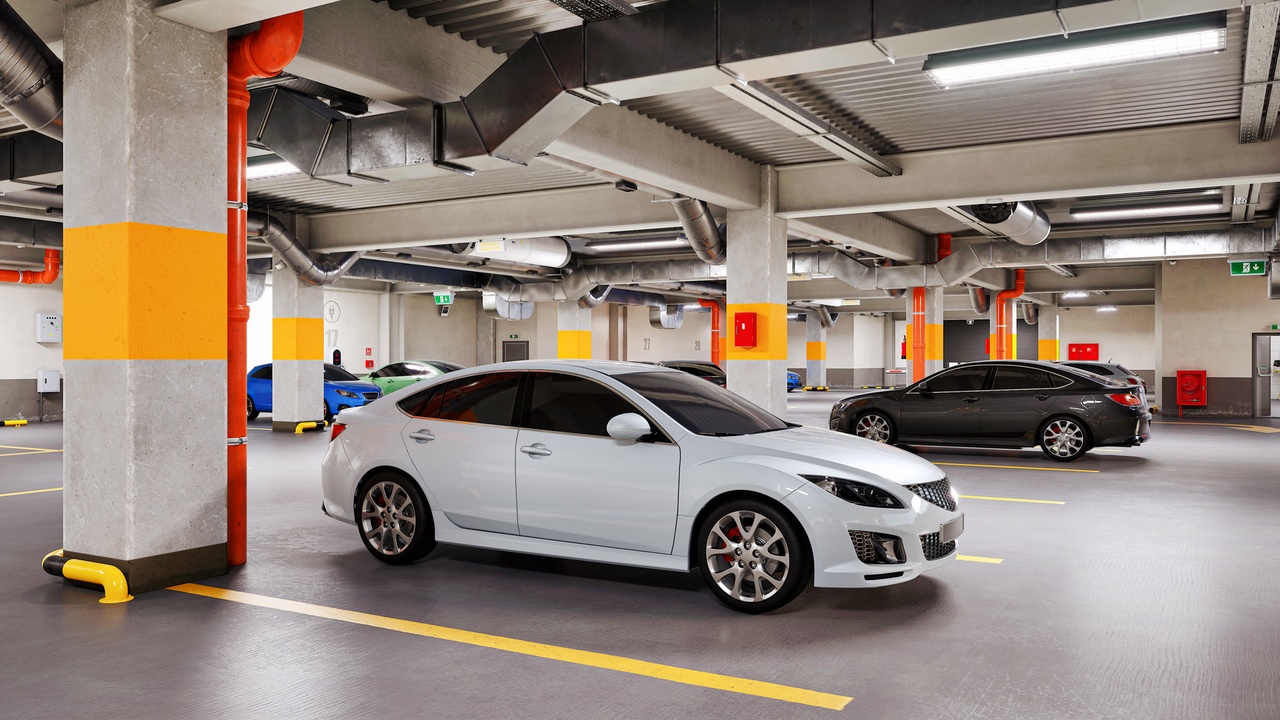 Media 1 for listing Parking Lot Scene - Archinteriors vol. 15