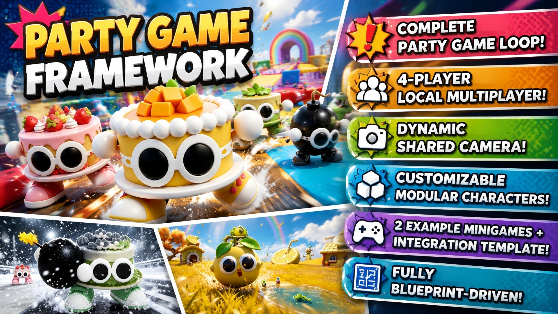 PARTY GAME FRAMEWORK | Fab