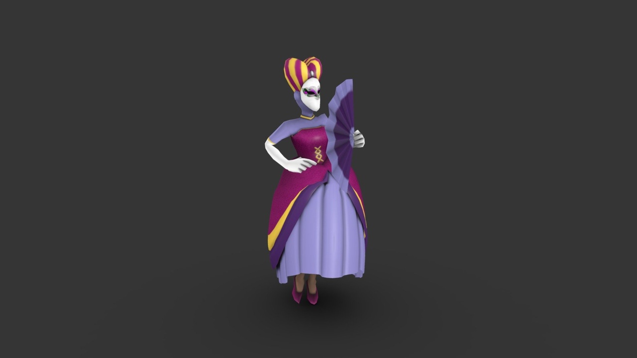 Media 1 for listing Carnival Character 4 lowpoly