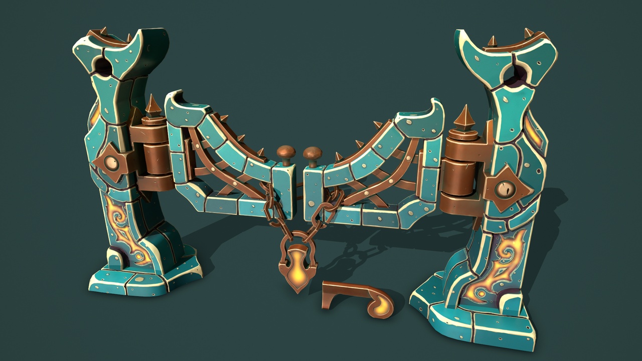 Media 1 for listing Fantasy fence door