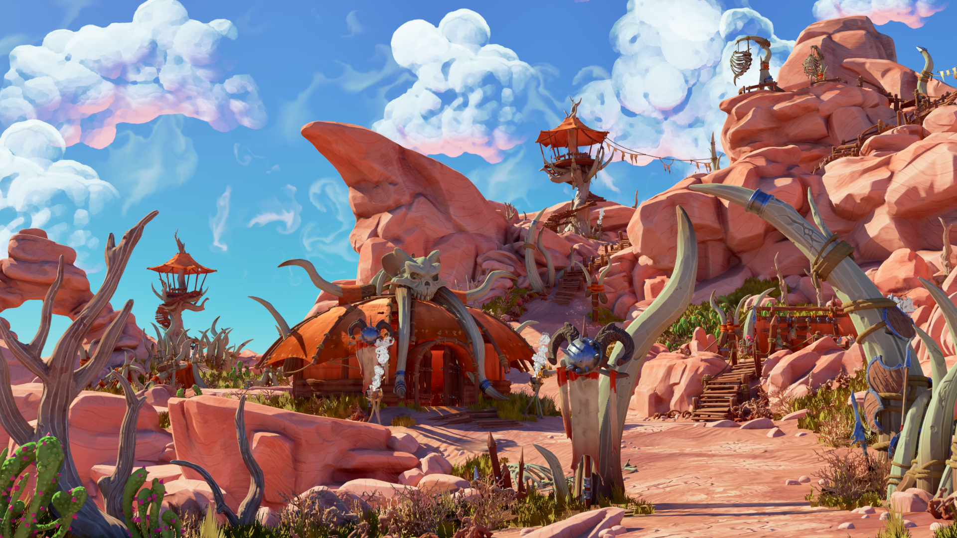 Stylized Orc War Camp | Fab