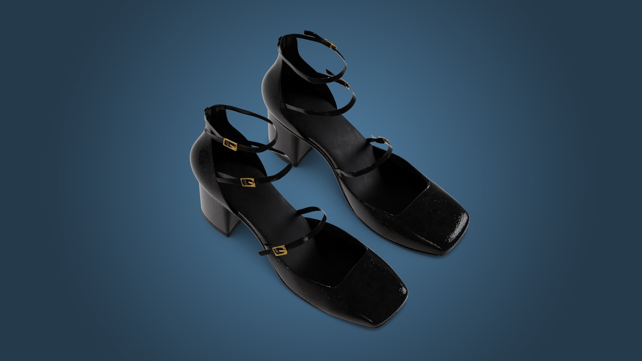 Media 1 for listing Leather Block Heels - Women's Shoes