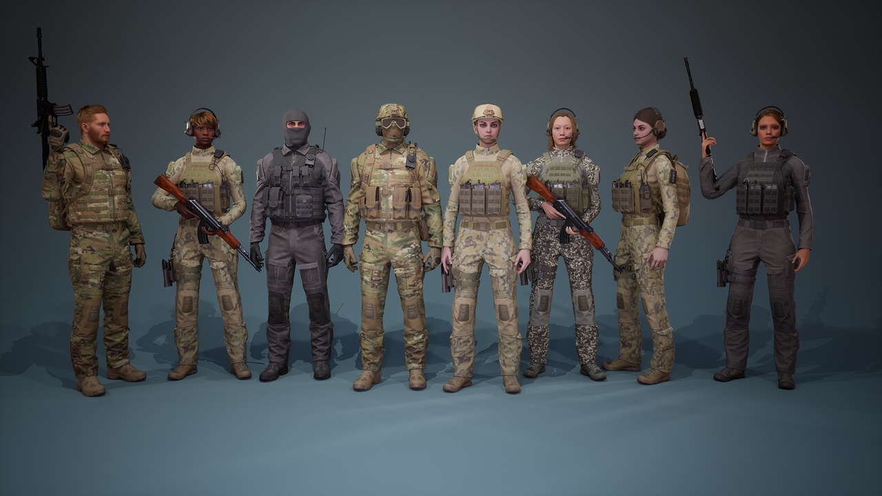 Media 1 for listing Modern Soldier Pack - Male and Female