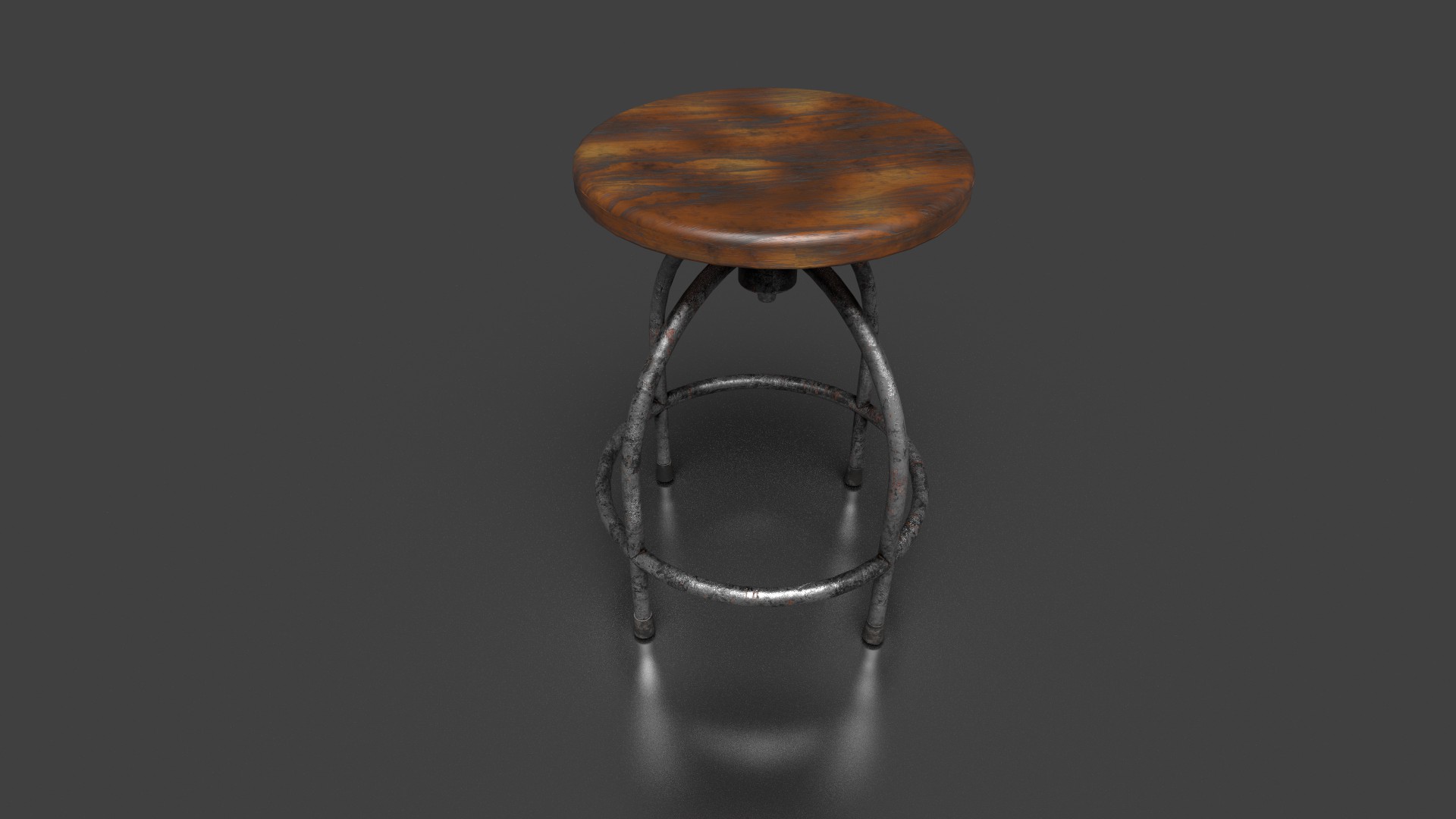 Height Adjustable Screw Stool | Fab