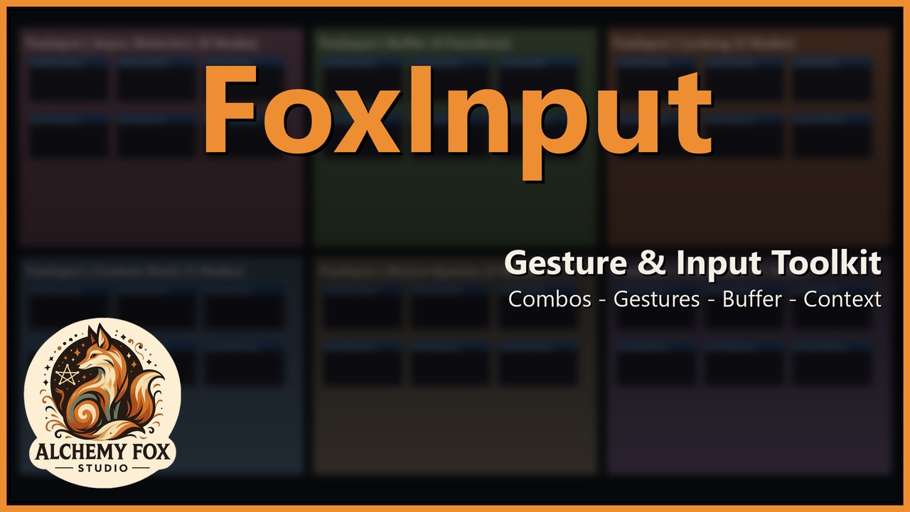 Media 1 for listing Fox Input — Gesture Detection, Combos & Input Management