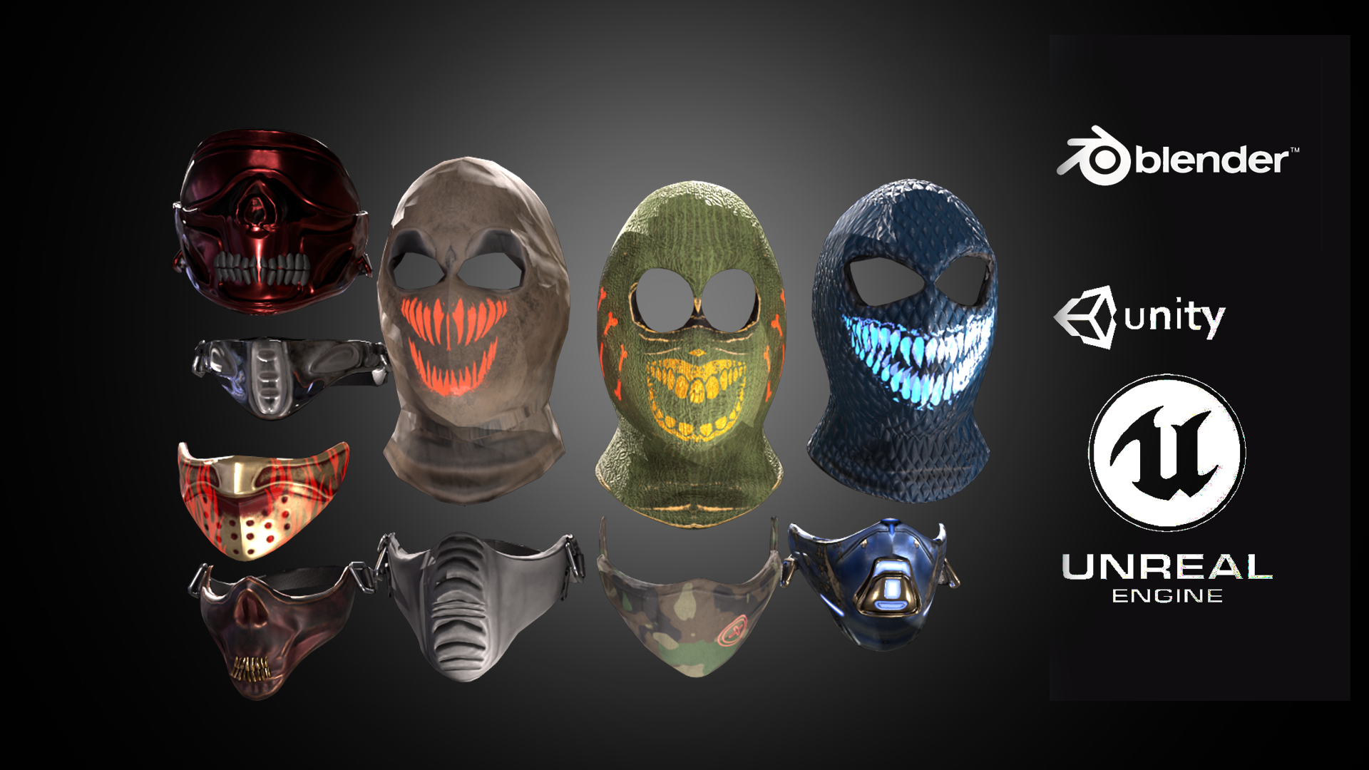 Army Masks Pack 2 | Fab