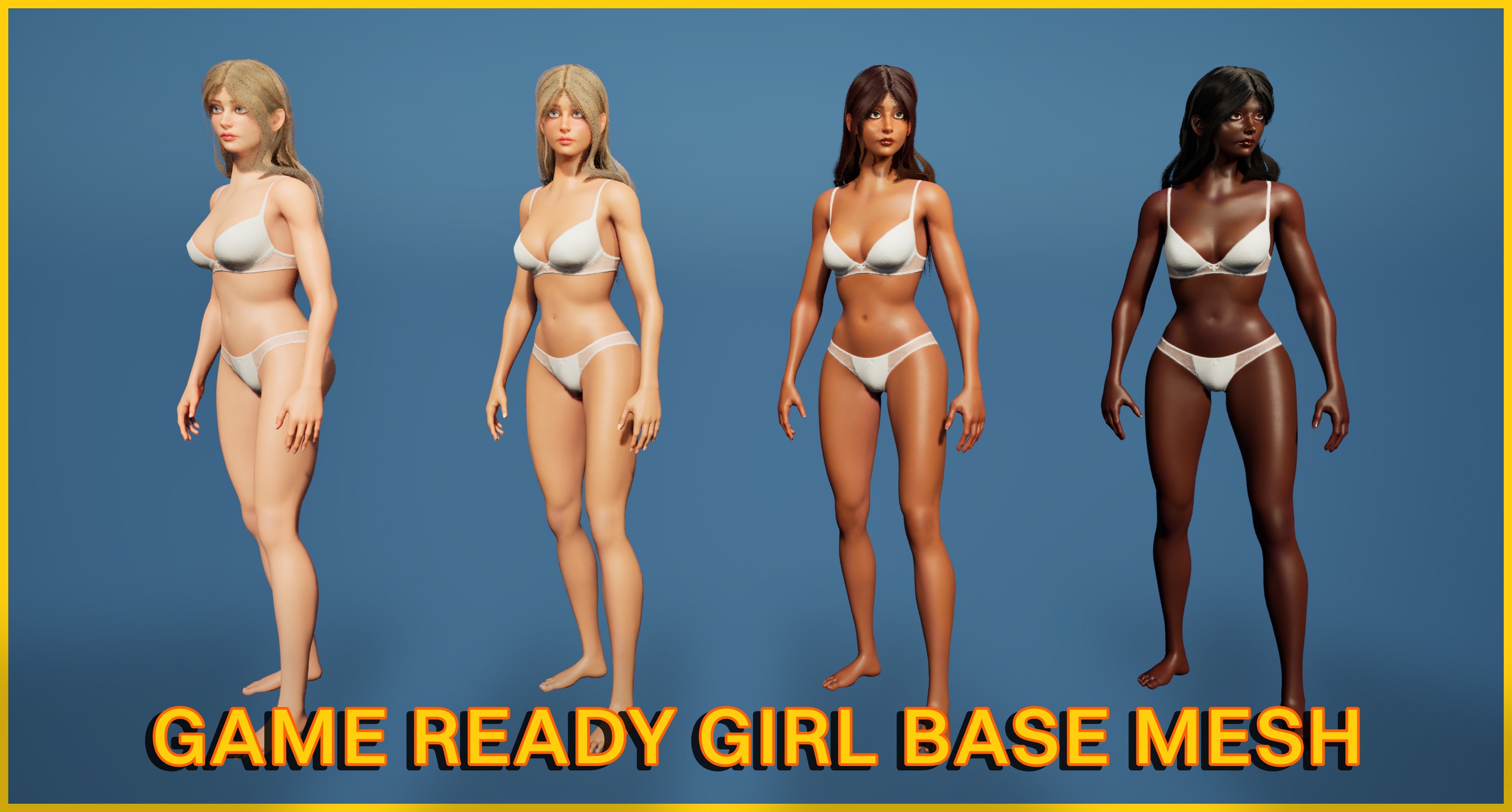 Media 1 for listing Girl Base Mesh Game Ready