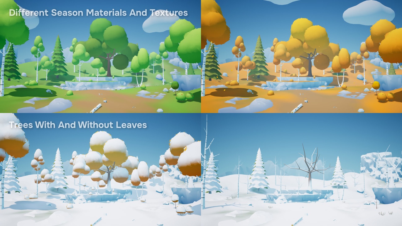 Media 1 for listing Stylized Poly Nature Environment