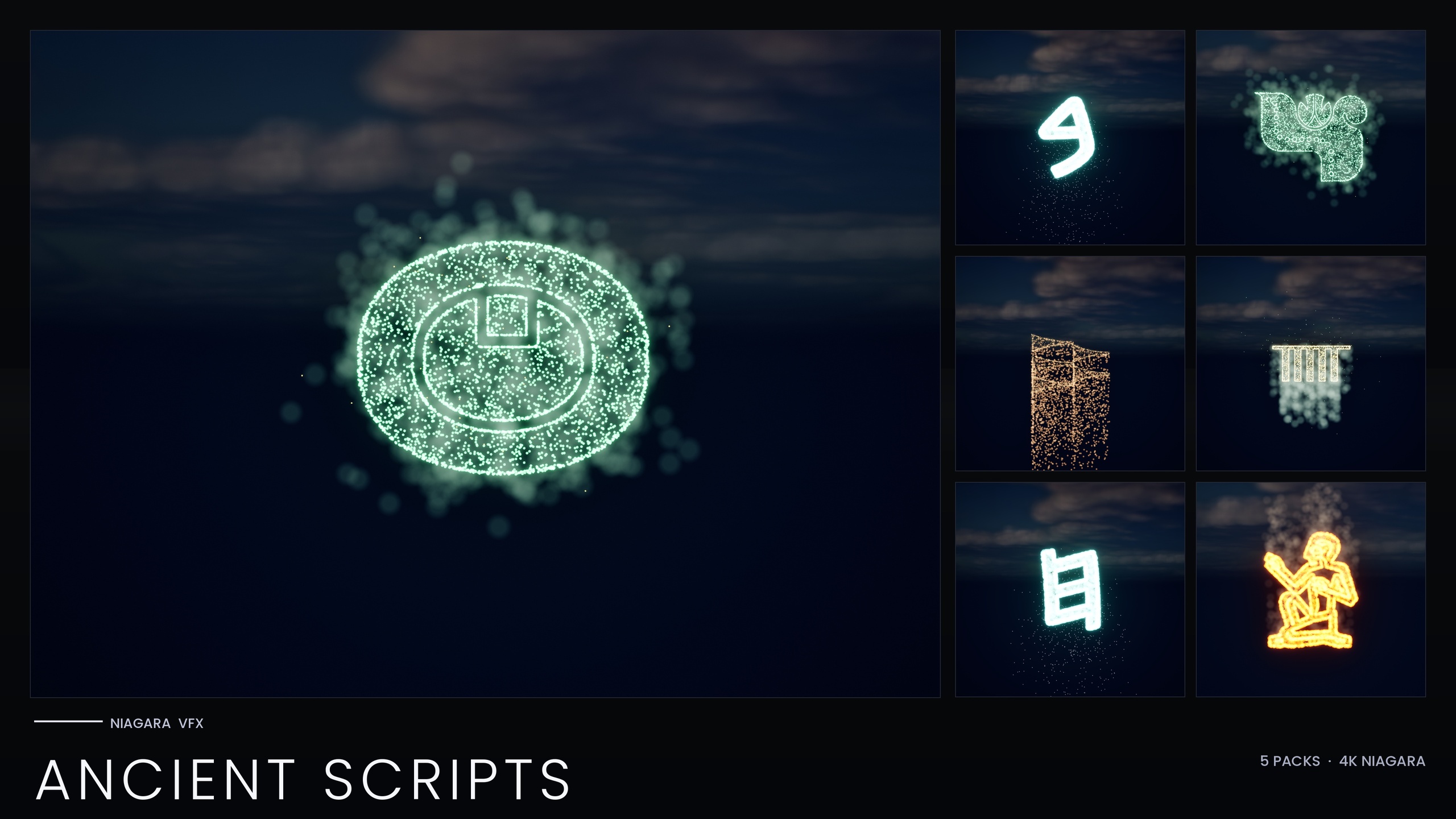 Media 1 for listing Niagara Ancient Scripts Pack