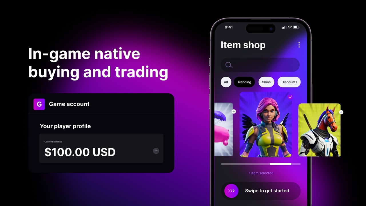 Sequence Embedded Wallets 제품 등록을 위한 미디어 1개