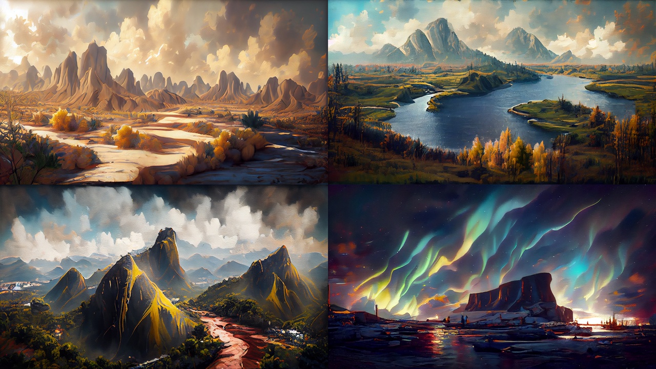 Paintings: Landscapes No.01 제품 등록을 위한 미디어 1개