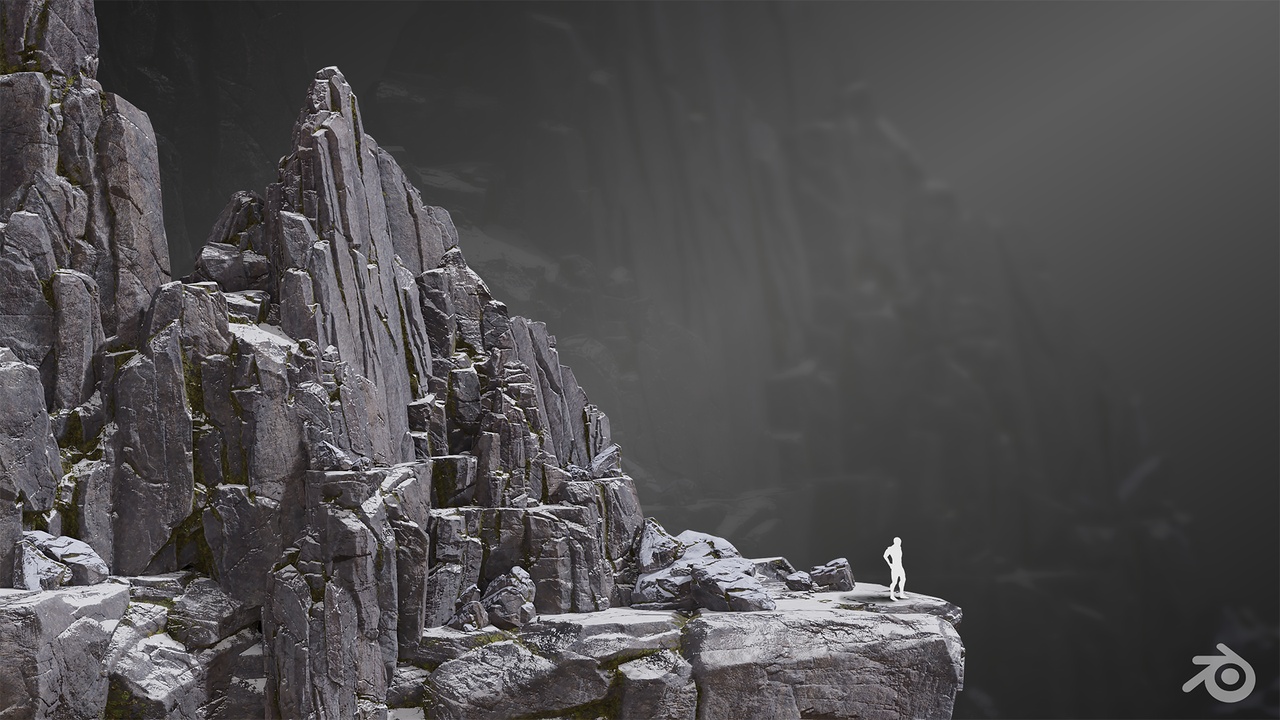 Media 1 for listing Realistic Looking Cliffs and Rocks — Blender