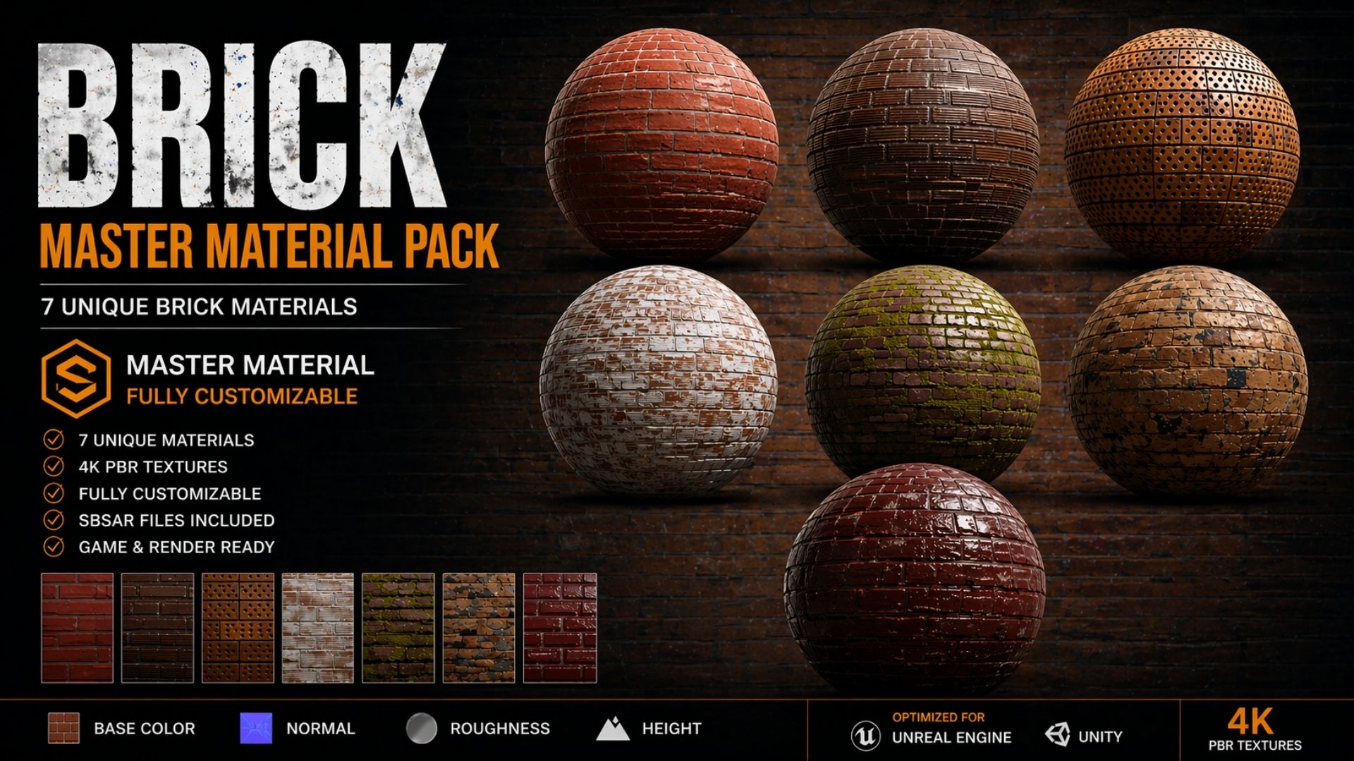 Brick Material Pack | Fab