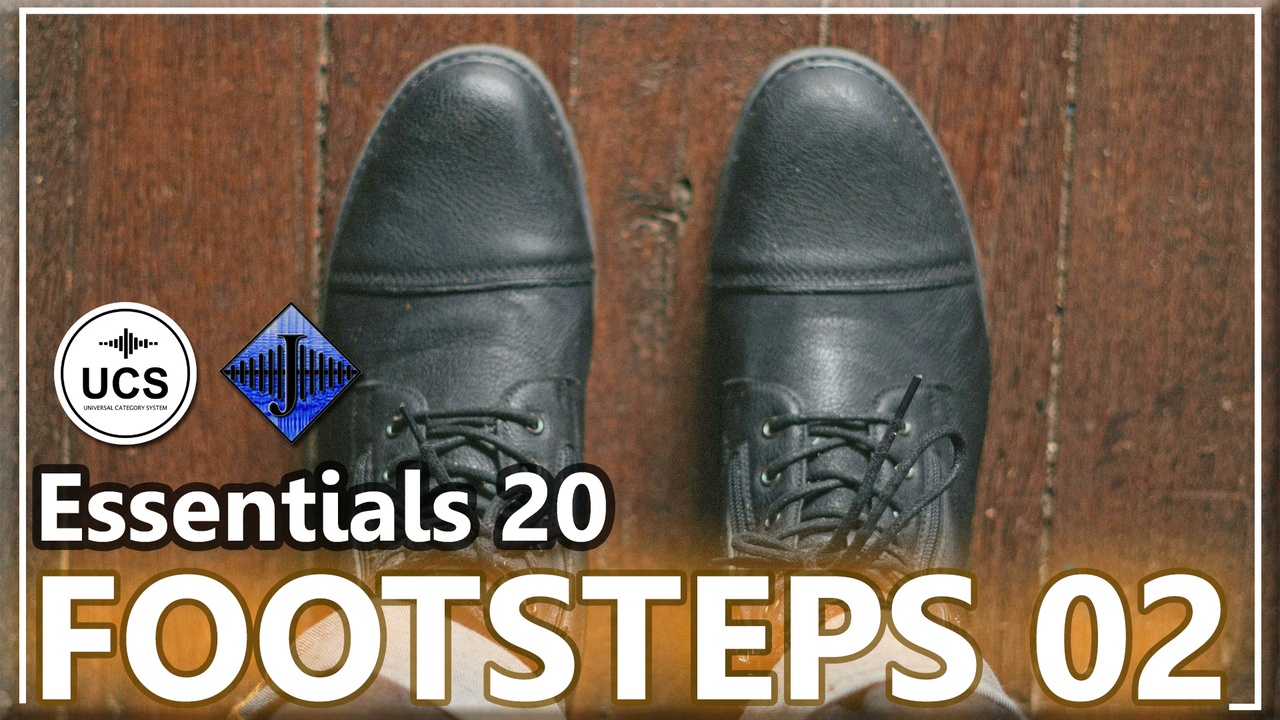 Media 1 for listing SFX Essentials 20 FOOTSTEPS 02