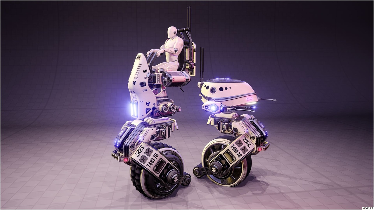 Media 1 for listing SciFi OmniWheel Bike