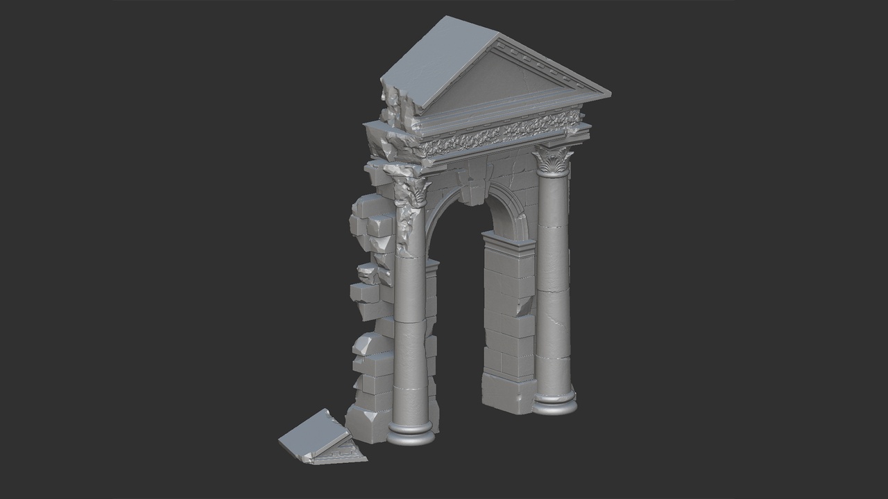 Media 1 for listing Ancient Ruins High Poly 8 Meshes