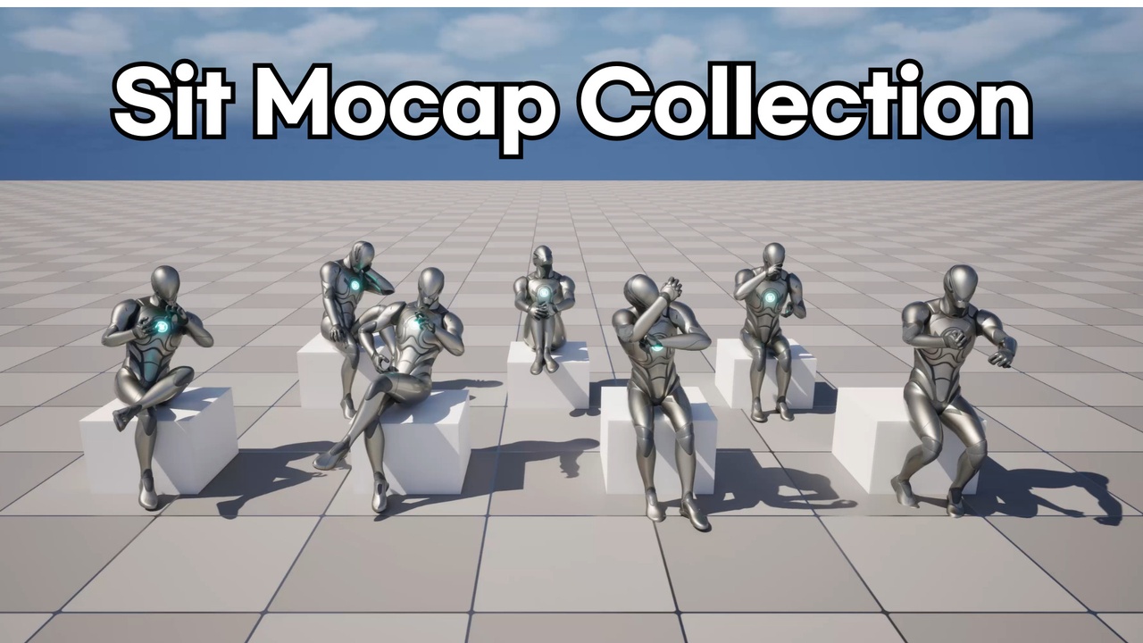 Sit Mocap Collection 제품 등록을 위한 미디어 1개