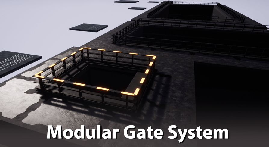 Modular Exponential Gate Modular Gate System | Fab