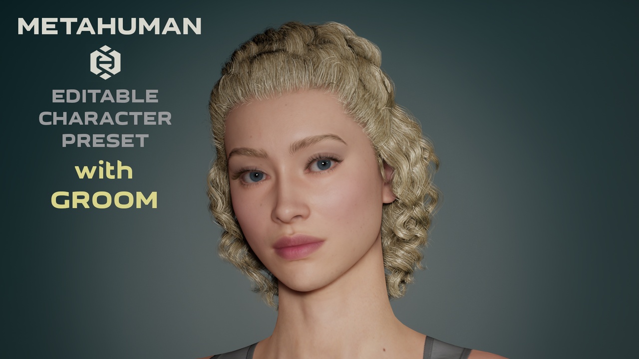 6 Lovely Female Characters - Editable MetaHuman Character Preset Pack ...
