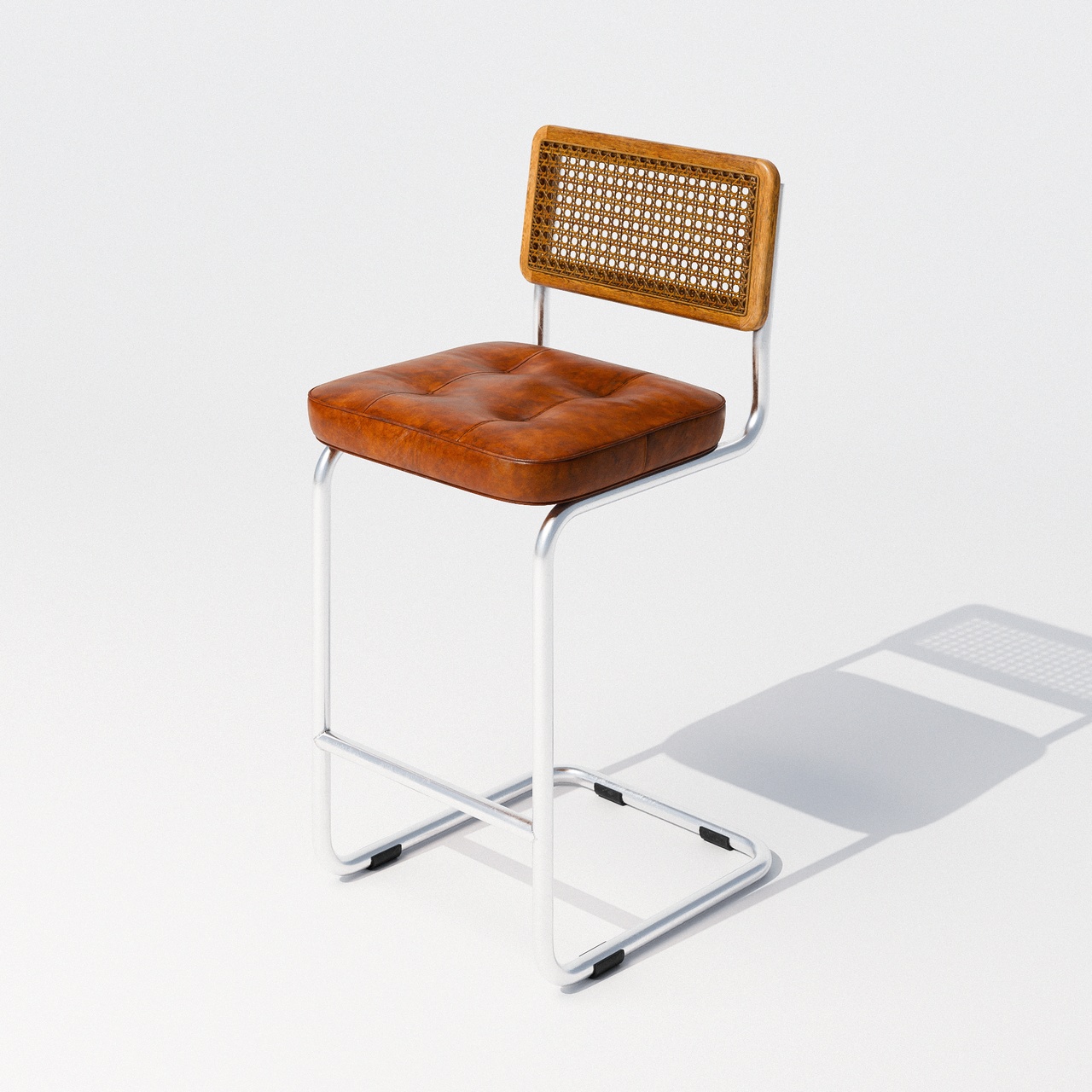 出品Mid Century Leather Barstoolのメディア1