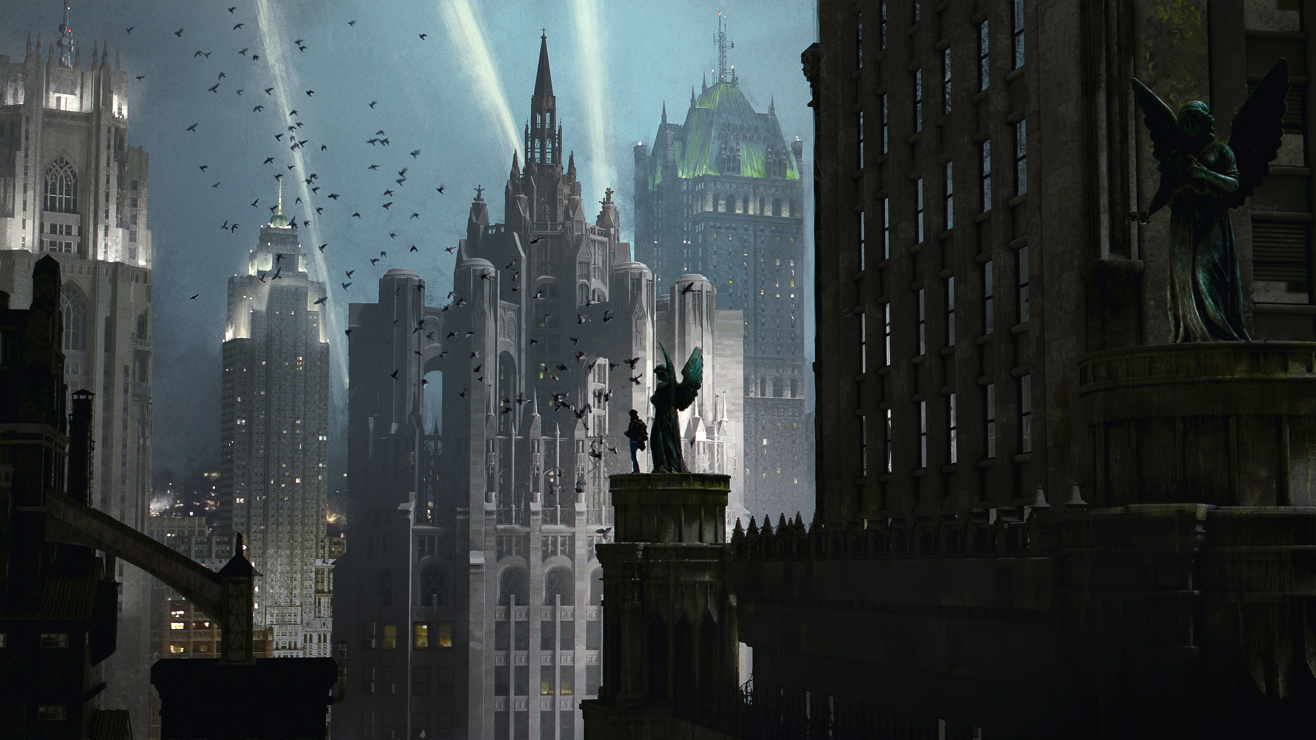Media 1 for listing Neo Gothic City Kit detailed gothic buildings and street props 3D model
