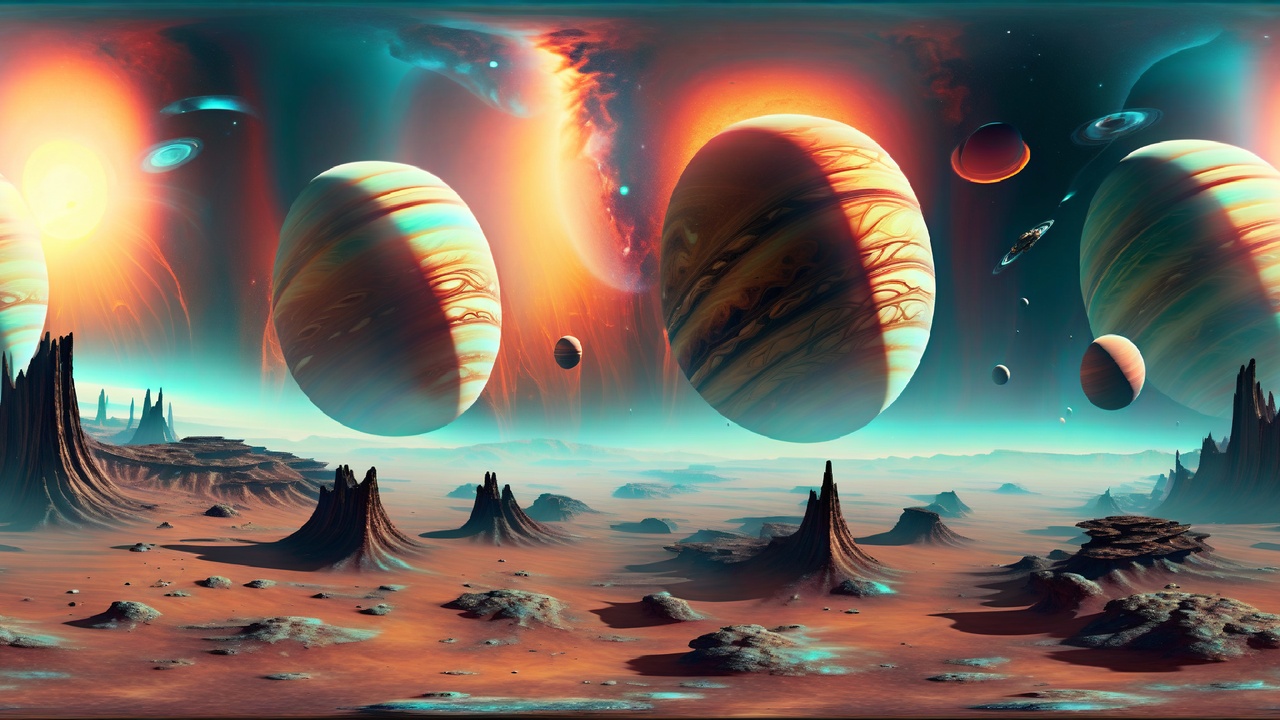 Interstellar Landscapes and Space Stations HDR 제품 등록을 위한 미디어 1개