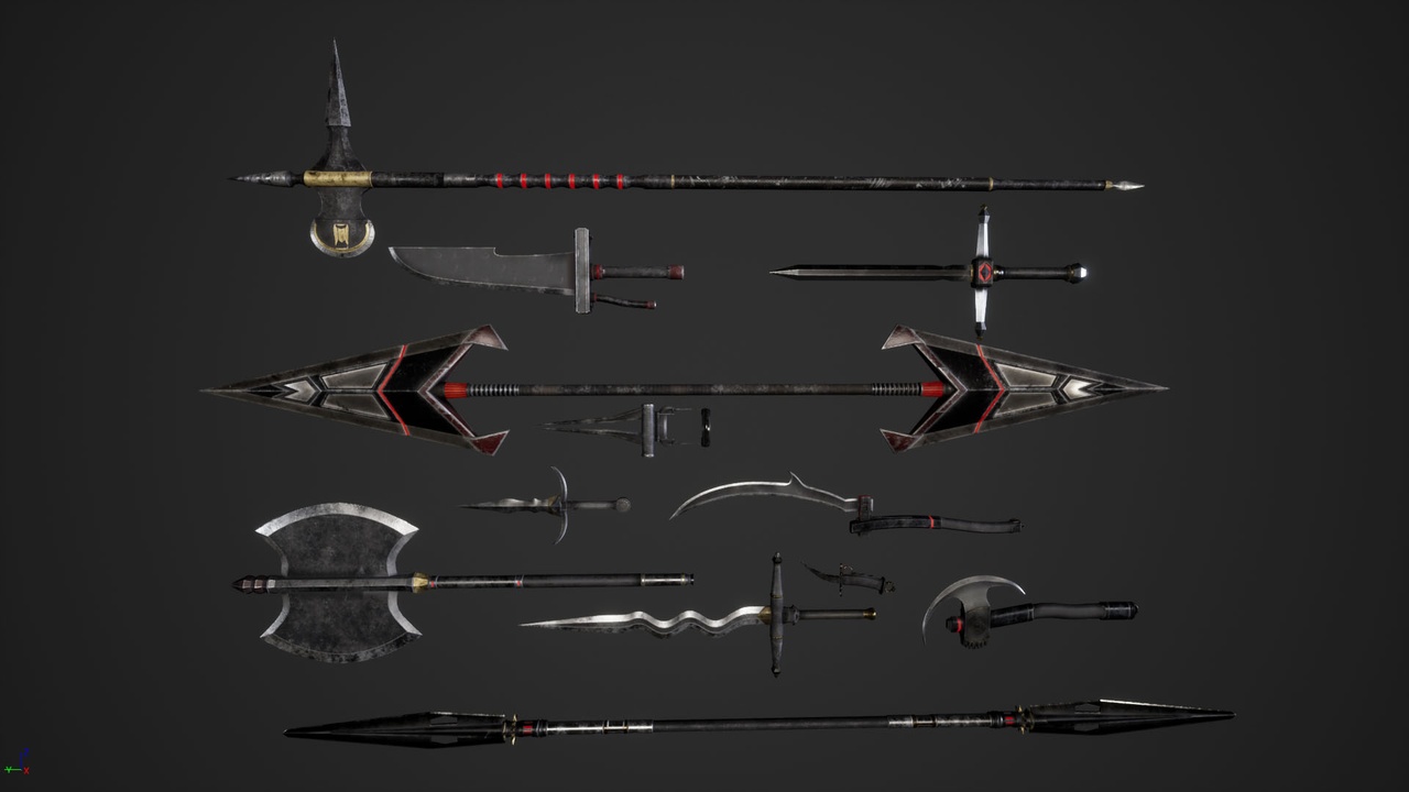 Media 1 for listing Sci-Fi Fantasy Weapon Pack