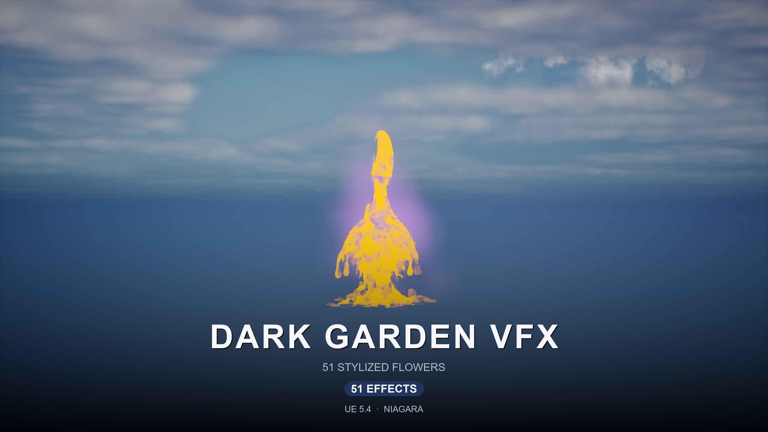 Media 1 for listing Dark Garden VFX — Black Mist & Cursed Blooms