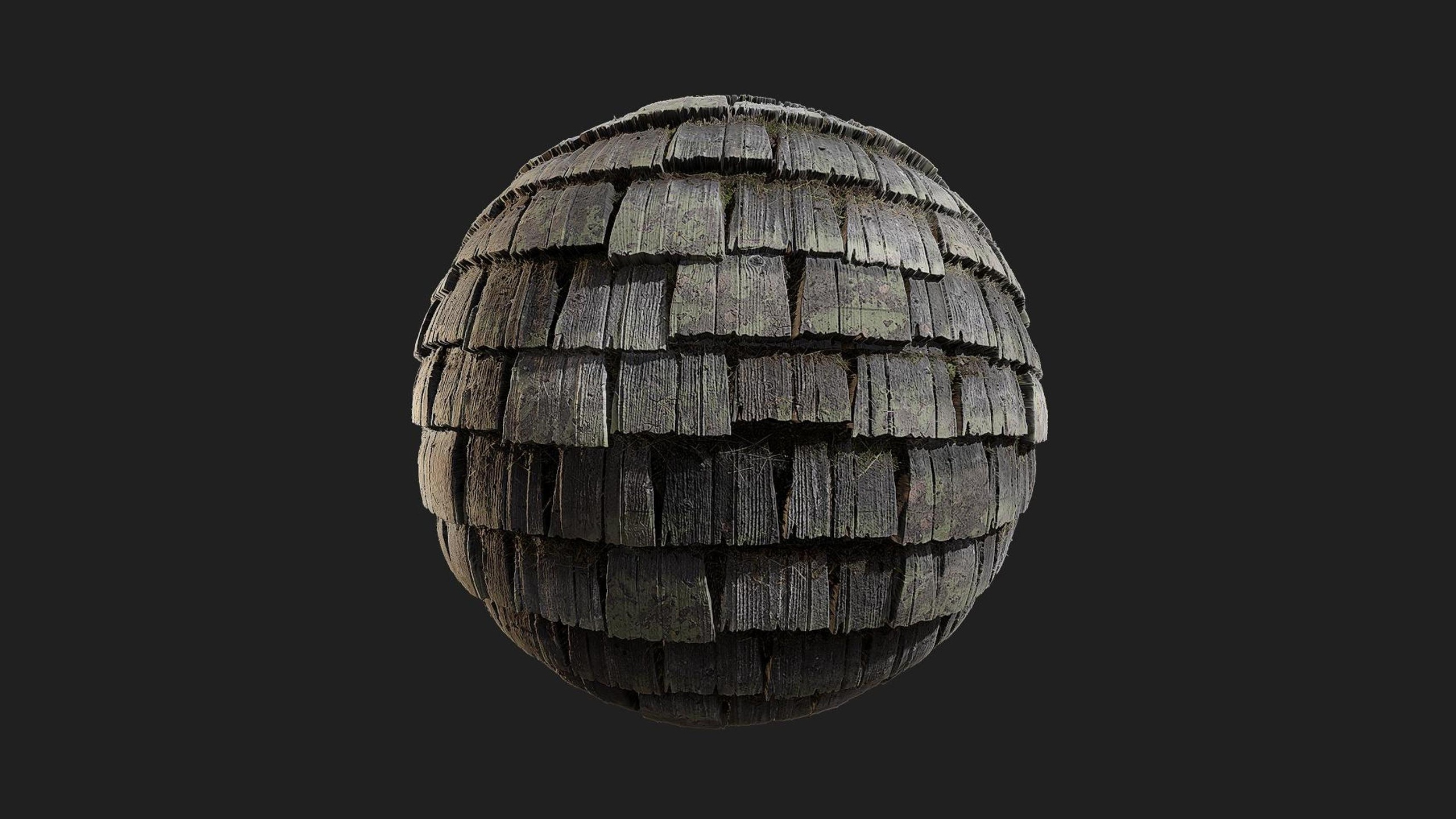 Media 1 for listing Weathered Wood Slate Roof