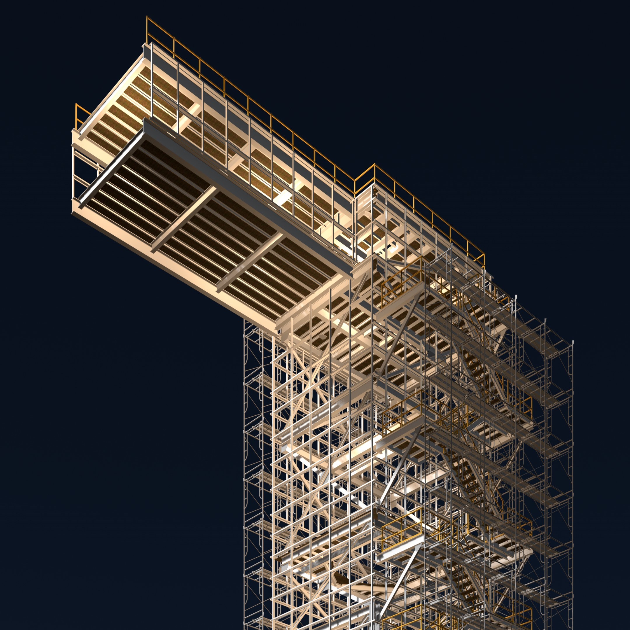 Industrial tower under construction 26i09 | Fab