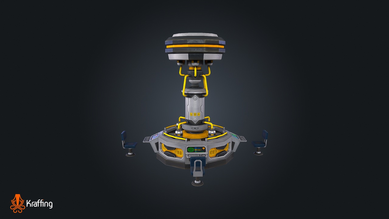 Media 1 for listing SCI-FI Chemical Laboratory V1 - Futuristic Research Lab  – Game Ready PBR