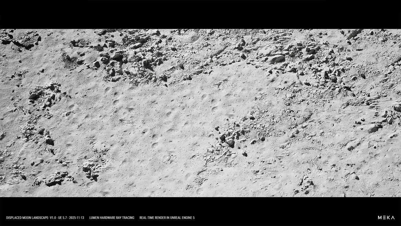 Media 1 for listing DISPLACED MOON LANDSCAPE